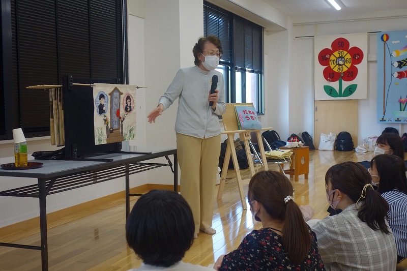 布の紙芝居「ぜんりょうさん」