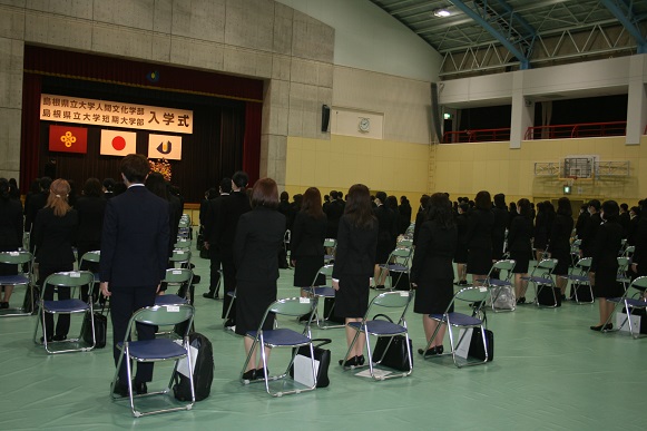 入学式の様子